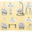 Chaise suspendue (y compris la chaise de patio)-452294118