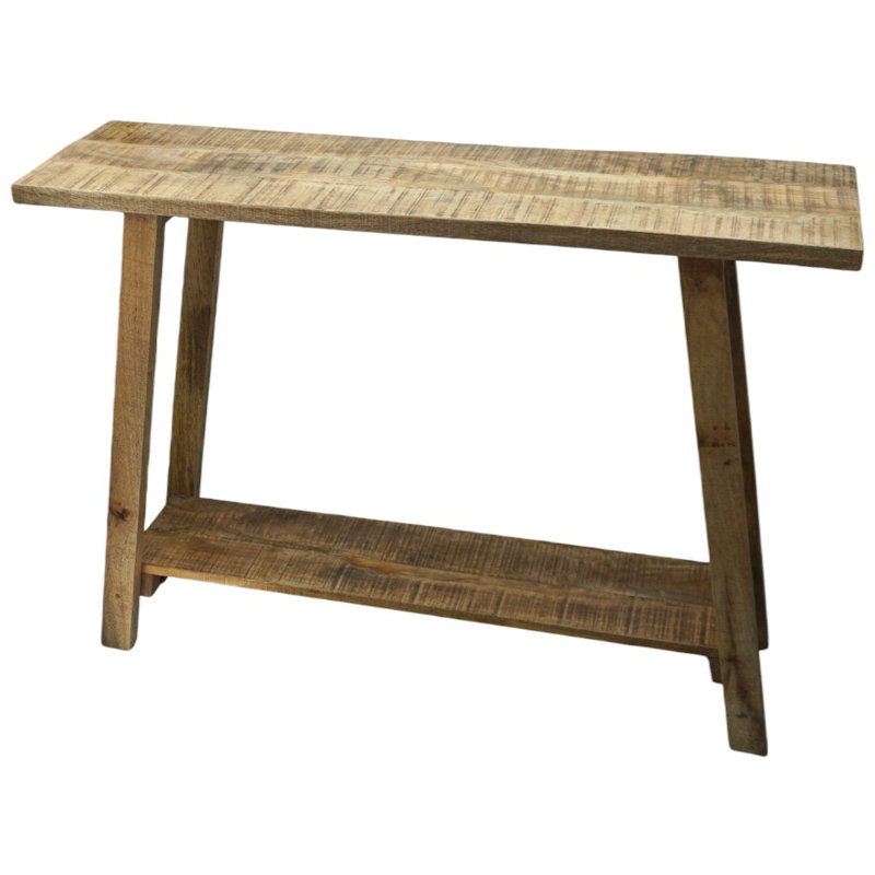 Natural Rustic Console Table 