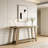 Narrow Sofa Table,Two-Tier Console Table,Wooden Entryway Table