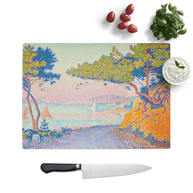 Golfe Juan by Paul Signac Chopping Board, 0.4cm H x 20cm W x 28.5cm L