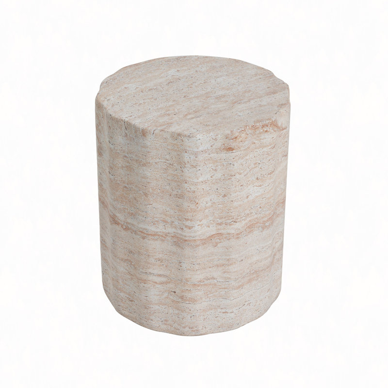 Outdoor/Indoor Lightweight Concrete Side Table