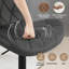 Mayetta Upholstered Adjustable Height Counter Stool with Metal Frame-1214215810
