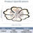 26.7" Black Low Profile Ceiling Fan With Light, 6-Speed DC Motor, 3 Color Temps, Remote & App Control