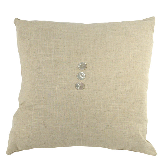 Linen Square Pillow Cover & Insert