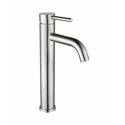 Topcraft Modern Single Hole Single Handle Brushed Nickel Bathroom Sink Faucet Lavatory Vanity Faucet