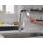 Keele Chrome Kitchen Faucet with Pull Down Sprayer, Modern Single Hole Kitchen Sink Faucet, Single Handle, Chrome-50778087