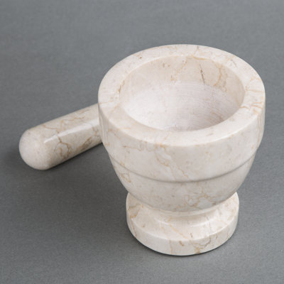 Ensemble de mortier et pilon champagne