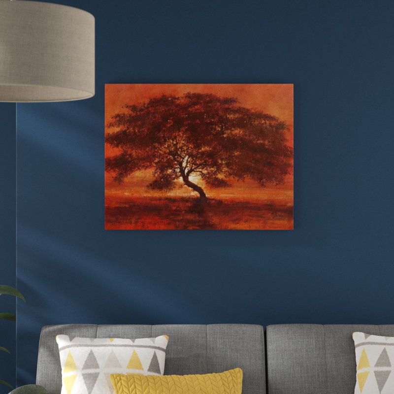 Desert Tree by Jonathan Sanders - No Frame Rectangle Print on Canvas, Canvas