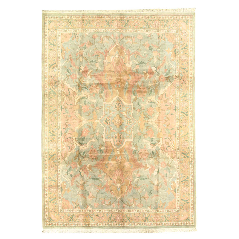 Hand Knotted Indian Agra rug 10'X 14'
