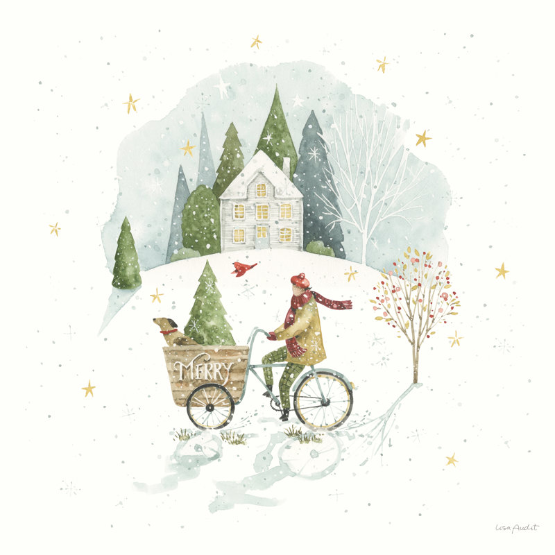 Elmhur Magical Winterland III par Lisa Audit, H 12 po x l 12 po