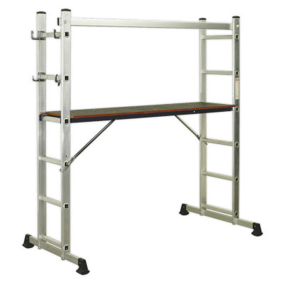 Verlie 12 - Step Aluminium Lightweight Folding Small Step Ladder