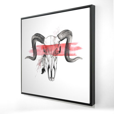 «Aries Skull With Feather»