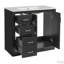 Ensemble de meuble-lavabo 36 po avec lavabo en céramique, 3 tiroirs et portes à fermeture douce-2100600366-2100600364