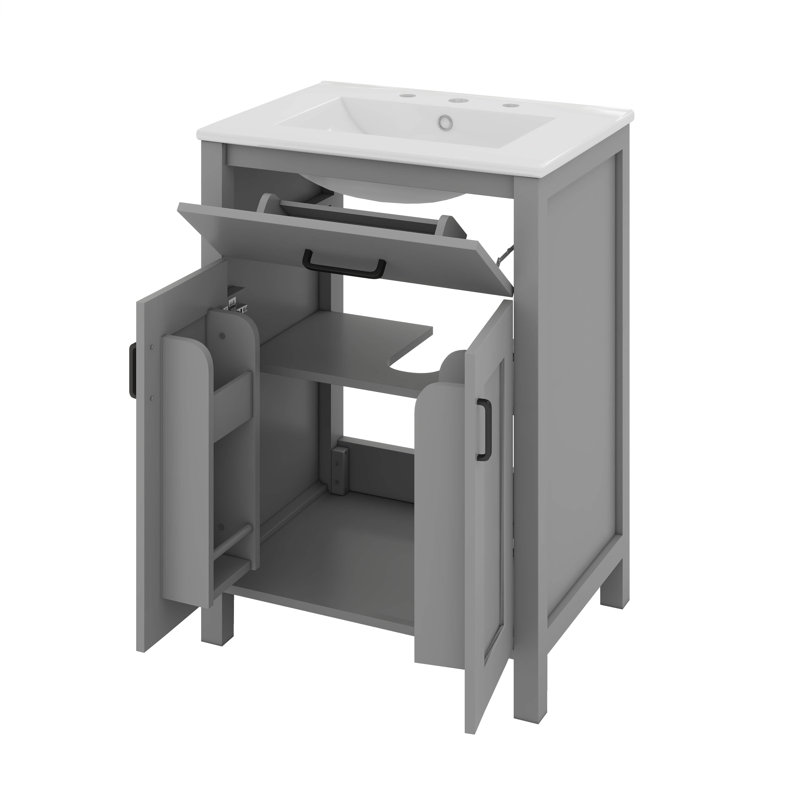 24 Inch Laundry Sink With Cabinet