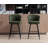 Upholstered Barstool With Footrest-105412413
