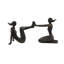 Pushing Women Bookends