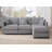 Bustamante 4-seats L-shape Sofa Couch With Ottoman-101287648