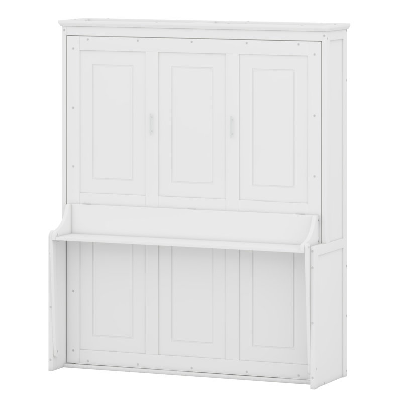 Space-Saving Murphy Bed, White