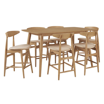 Gallman 6 - Person Four Leg Dining Set