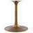 Lippa Round Pedestal Solid Wood And Metal Dining Table-104318246-104318247