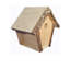 Maison d'oiseaux rustique de style chalet