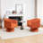Chynna Velvet Swivel Barrel Chair-686696751