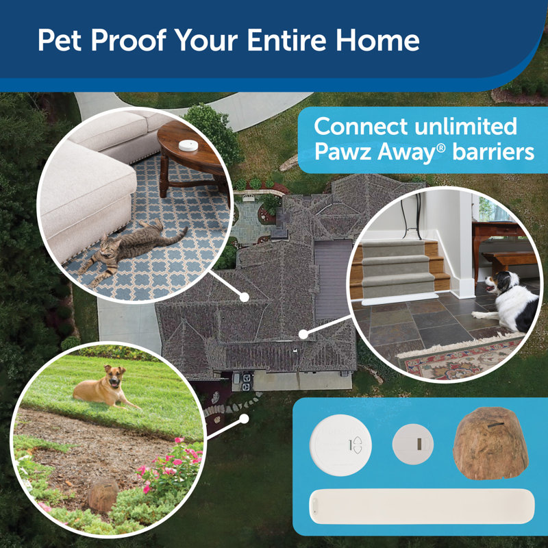PetSafe Outdoor Pet Barrier with Waterproof Rock Transmitter