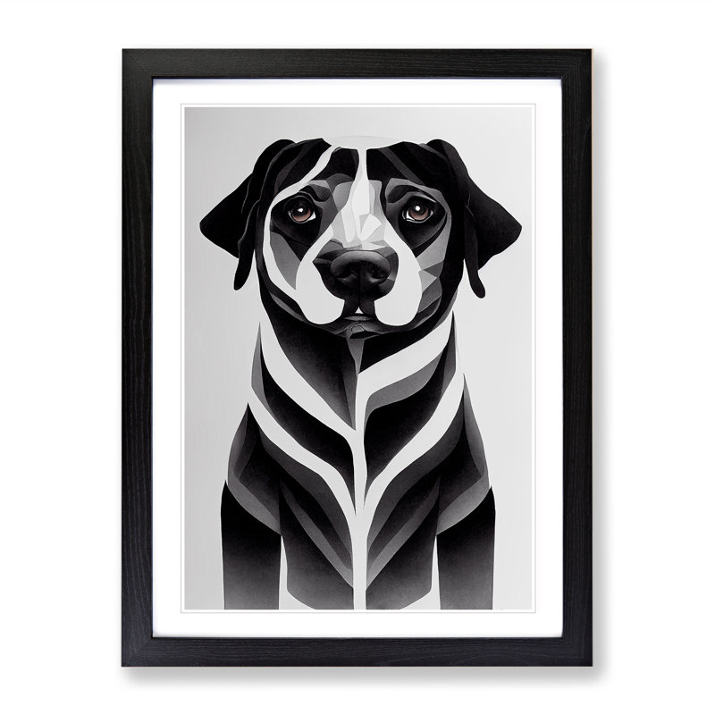 Special Dog - Single Picture Frame Print, Black Framed, 64cm H x 46cm W x 2cm D