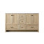 60 Inch Double Bathroom Vanity In Mango Wood
