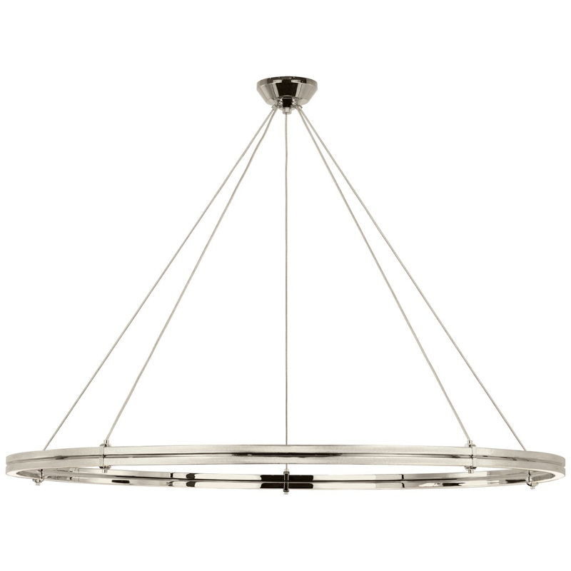 Paxton 10 - Light LED Chandelier, Polished Nickel