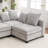 Kempson 5 - Piece Modular Upholstered Sectional-1254517062