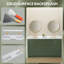 72 po Dosseret de meuble-lavabo Dossier de meuble-lavabo blanc brillant
