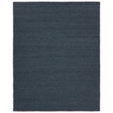 Rectangle Maverick Solid Color Hand Loomed Polyester/Polypropylene Indoor / Outdoor Area Rug in Blue