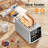 Touchscreen Toaster 2 Slice 900w, Stainless Steel Smart Bread Toaster With 1.5" Wide Slot, Dual Slot Toasting, 5 Bread Modes, 6 Shade Settings