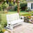 Solid Wood Two-Person Patio Glider-508784236