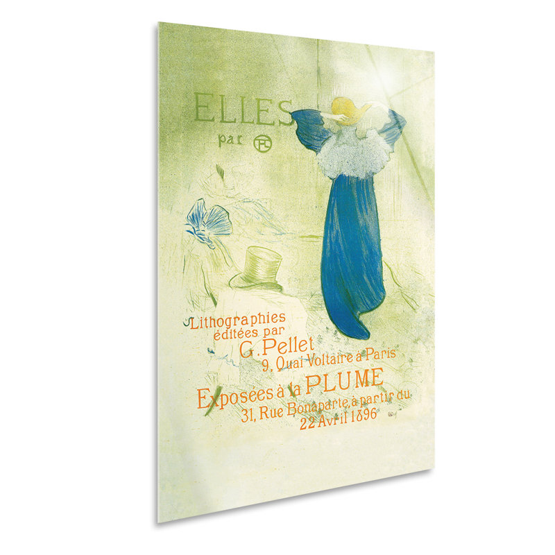 For Elles by Henri De Toulouse - No Frame Painting, Plastic/Acrylic, 100cm H x 70cm W