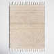 Clover Moroccan Handmade Cotton Gray/Cream Area Rug