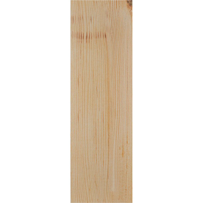 Yorkshire Yorktown avec plaque arrière, H 18 po x l 5,5 po x P 10 po, Sapin de Douglas, Lisse