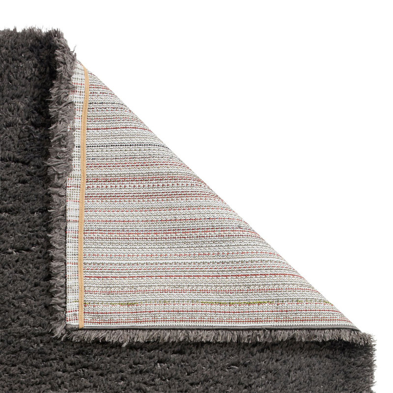 Alvery area rug Machine Woven Charcoal, Square 12.5 x 12.5cm