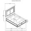 Ensemble de chambre à coucher Tiedeman 4 pièces pour lit queen, couleur taupe vieilli-1862353045-1862353046