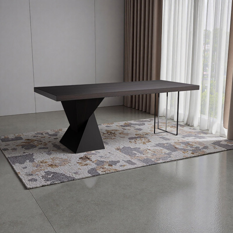 Bureau en bois massif Luxury Designer, 29.52" H x 70.86" W x 27.55" D