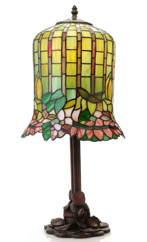 Lampe de table florale 23 po