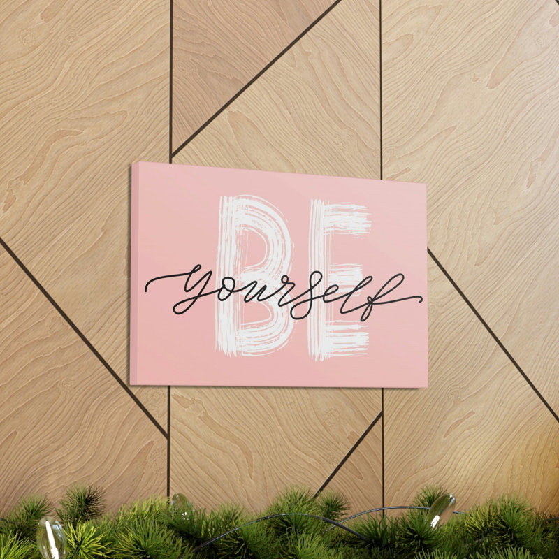 Décoration murale inspirante «Be Yourself Motivation», H 11 po x l 14 po
