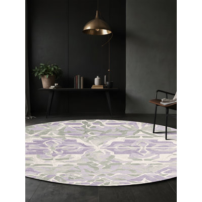 Tapis beige soyeux et moelleux