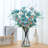 6Pcs Artificial Flower Arrangements, Rhododendron Artificial Flowers, Living Room Dining Table Dry Decorative Flower Bouquets-1590009968
