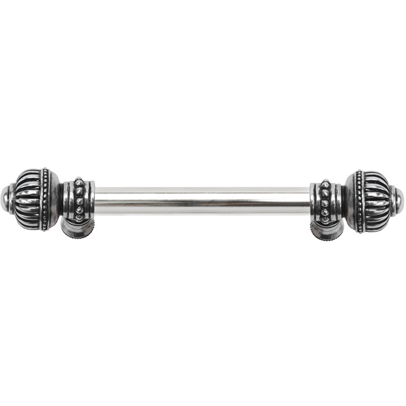 Cage à cricket avec grand faîteau à poignée longue 5/8 po, Argent argent, 6"