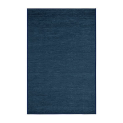 Machine Washable Solid Gray Area Rug