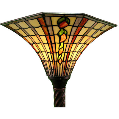 Singleton 72'' Bronze Torchiere Floor Lamp