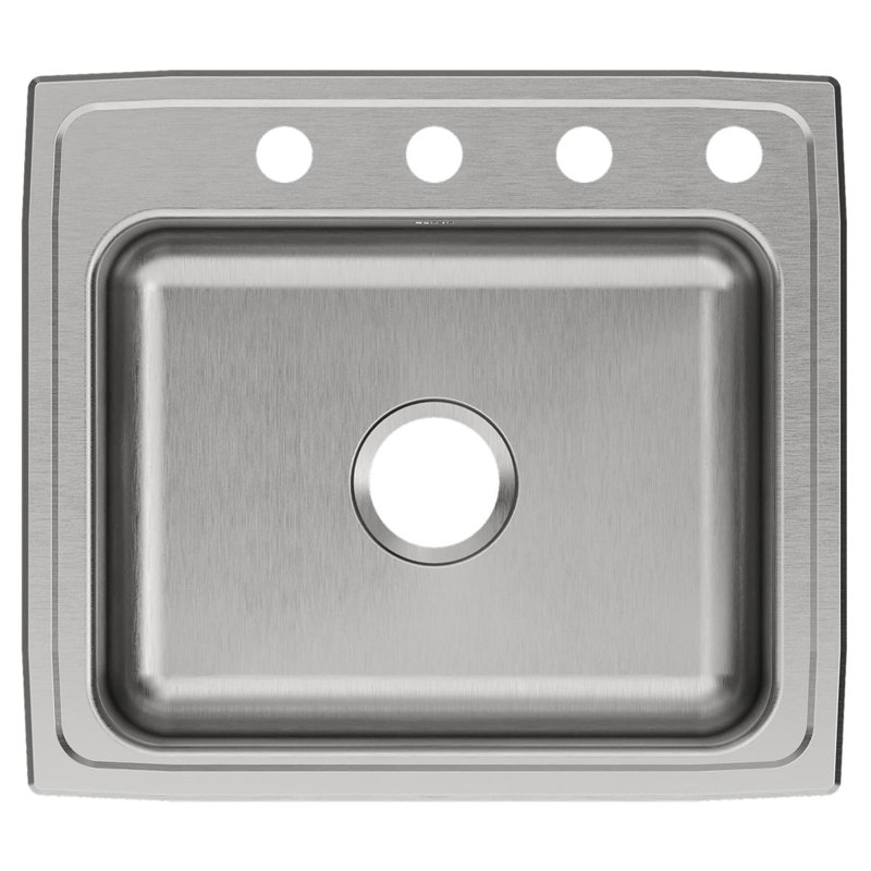 Celebrity 22" L x 20" W Drop-In Kitchen Sink, 4 hole