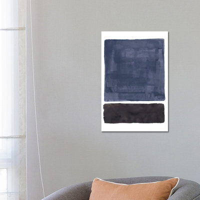 Rothko Remake Midnight Blue by EnShape - Wrapped Canvas Print